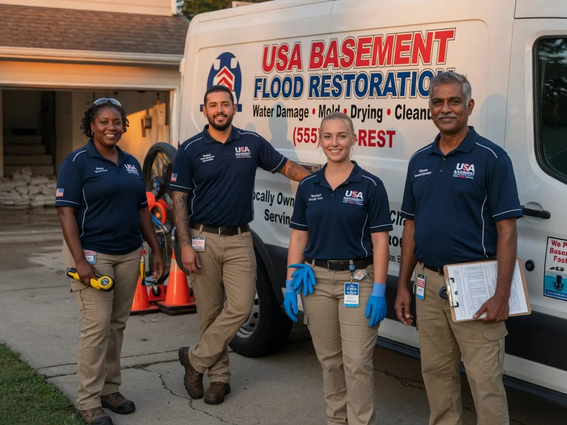 Basement Flood Cleanup company in Luck, WI