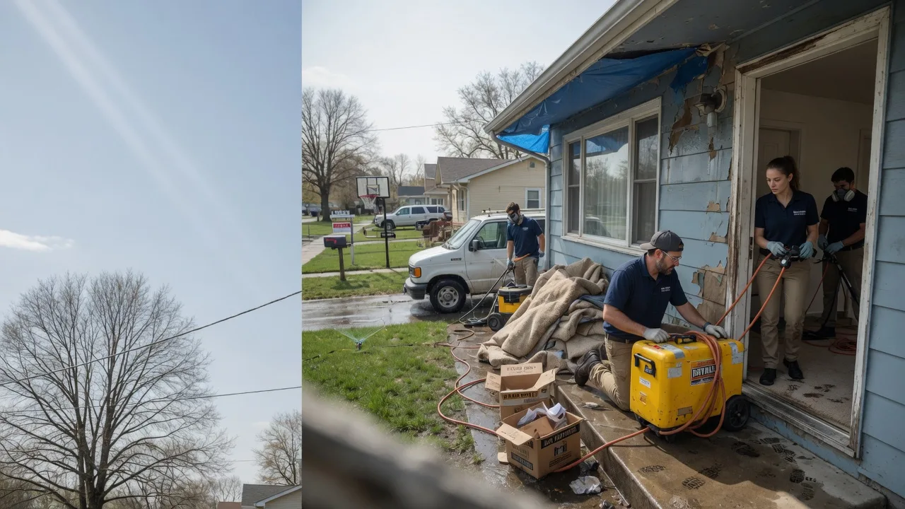 Basement Flood Cleanup in Luck, WI near me